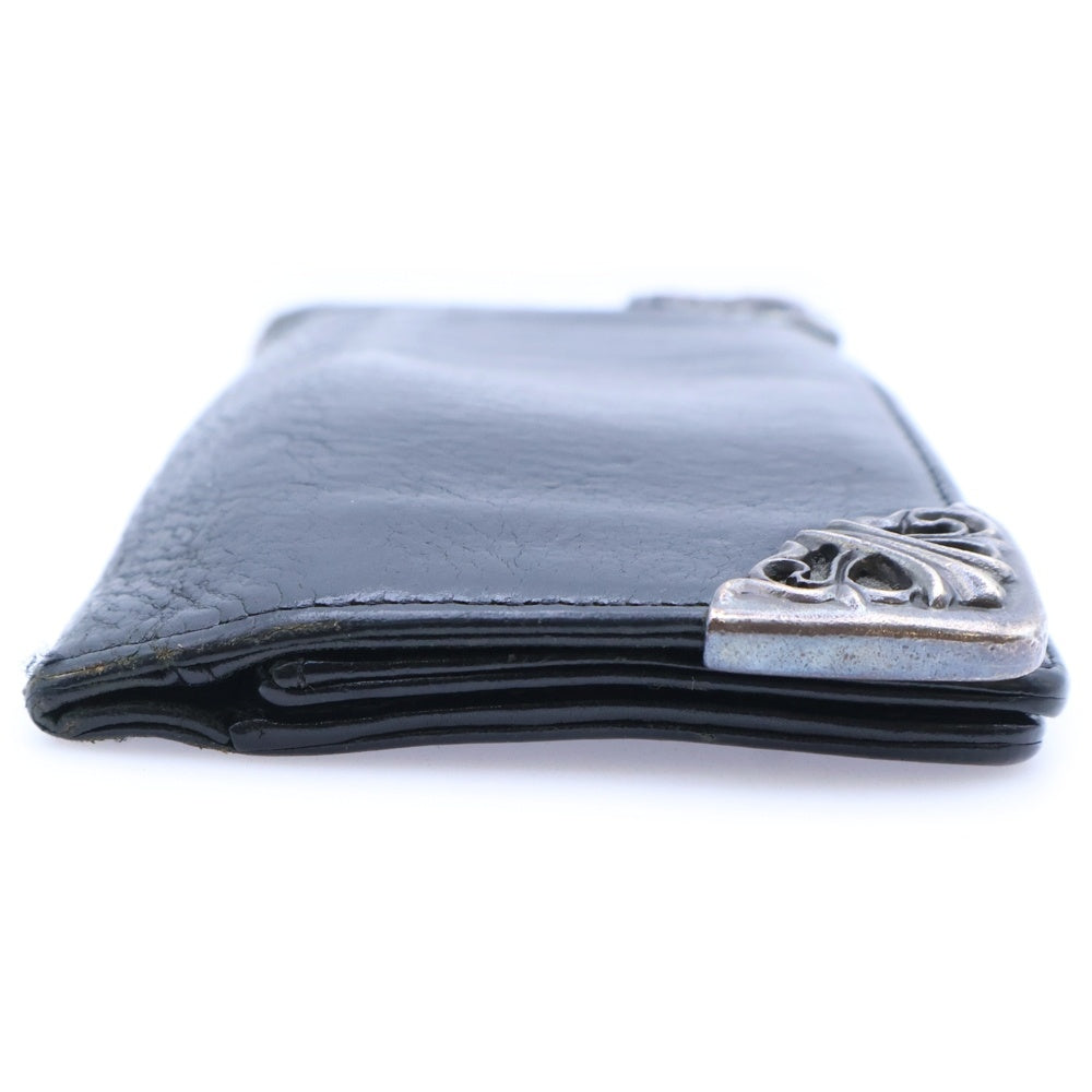 CHROME HEARTS(クロムハーツ) LNG SNGL FLD TIPS シングルフォールド レザーウォレット 財布 ブラック BCA380