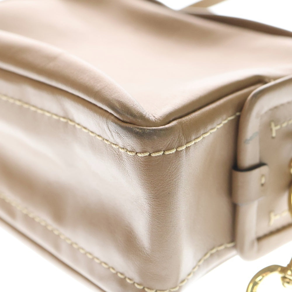 MARC JACOBS(マークジェイコブス) THE MINiI SQUEEZE ザ ミニ スクイーズ レザー ショルダーバッグ ブラウン M0013620 レディース