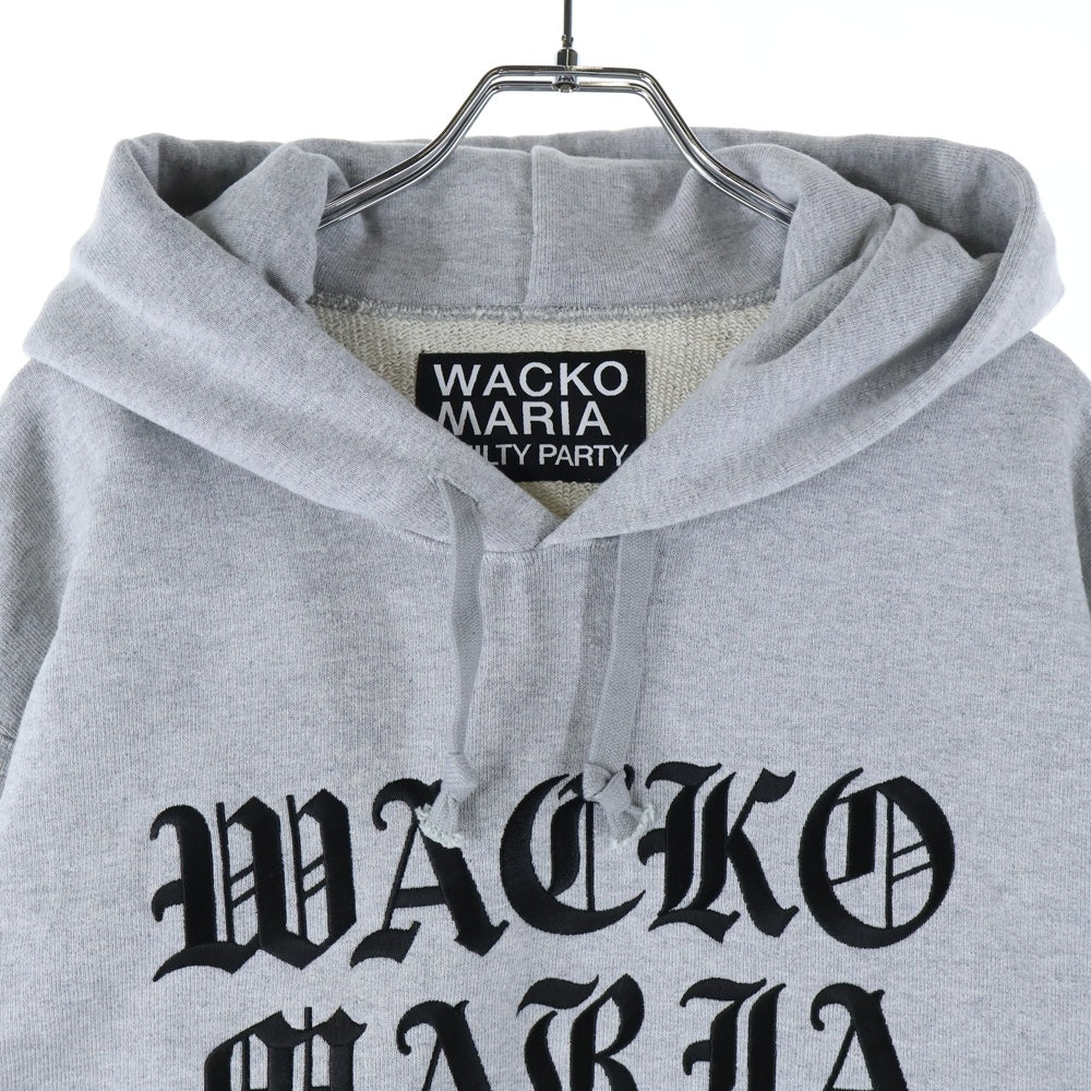 WACKO MARIA(ワコマリア) 23AW HEAVY WEIGHT PULL OVER HOODED SWEAT SHIRT ヘビーウェイト プルオーバーフーデッドスウェットシャツ パーカー グレー 23FW-WMC-SS03