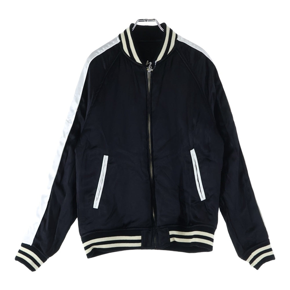 WACKO MARIA(ワコマリア) 16AW ×WOLF'S HEAD SOUVENIOR JACKET ウルフズヘッド スーベニア エンブロイダリー ジャケット ブラック 16FW-WMO-BL09