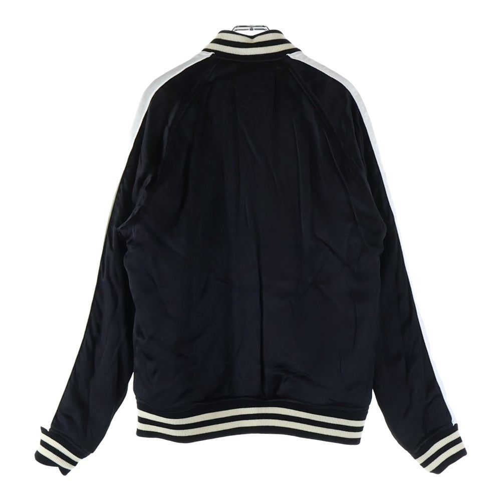 WACKO MARIA(ワコマリア) 16AW ×WOLF'S HEAD SOUVENIOR JACKET ウルフズヘッド スーベニア エンブロイダリー ジャケット ブラック 16FW-WMO-BL09