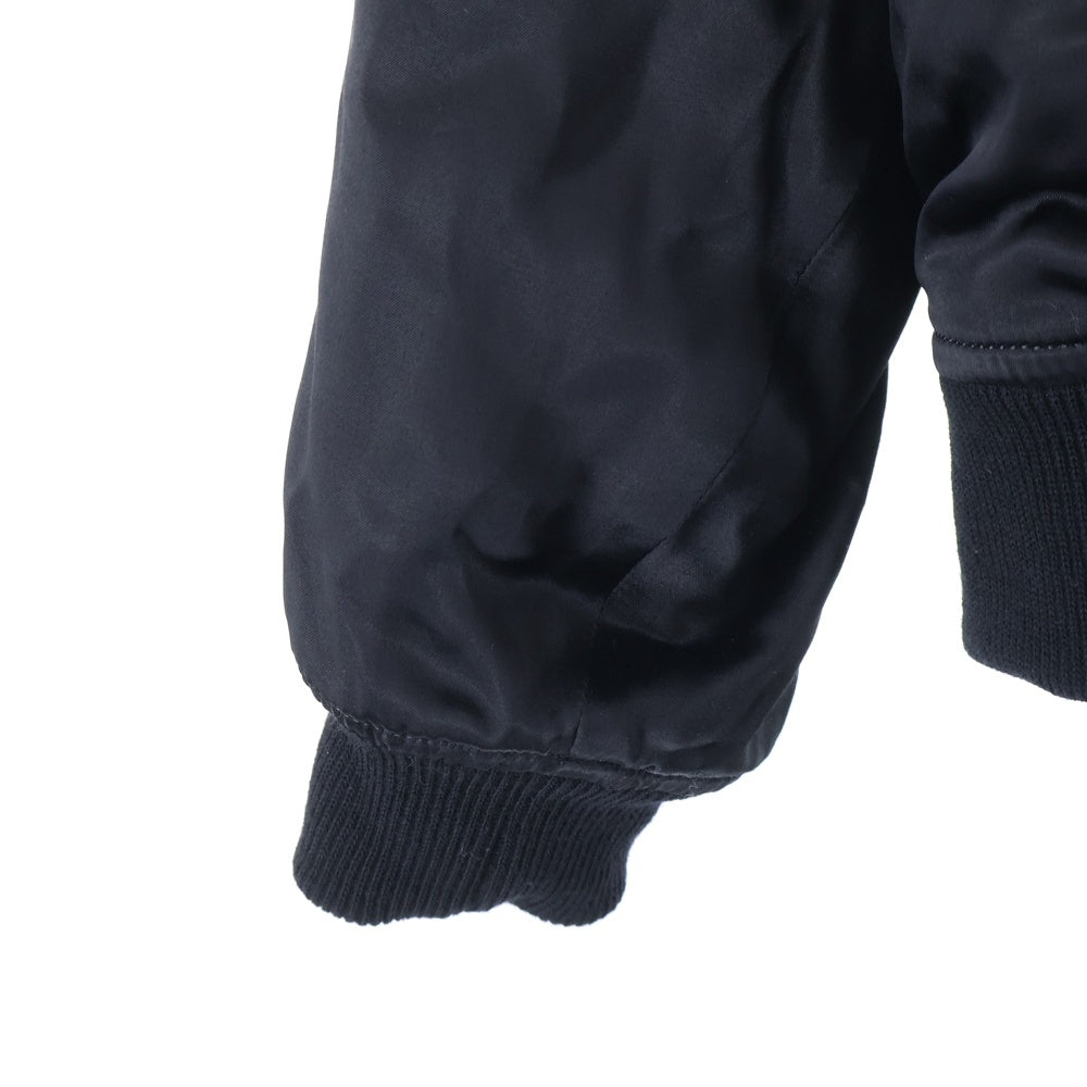 WACKO MARIA(ワコマリア) 16AW ×WOLF'S HEAD SOUVENIOR JACKET ウルフズヘッド スーベニア エンブロイダリー ジャケット ブラック 16FW-WMO-BL09