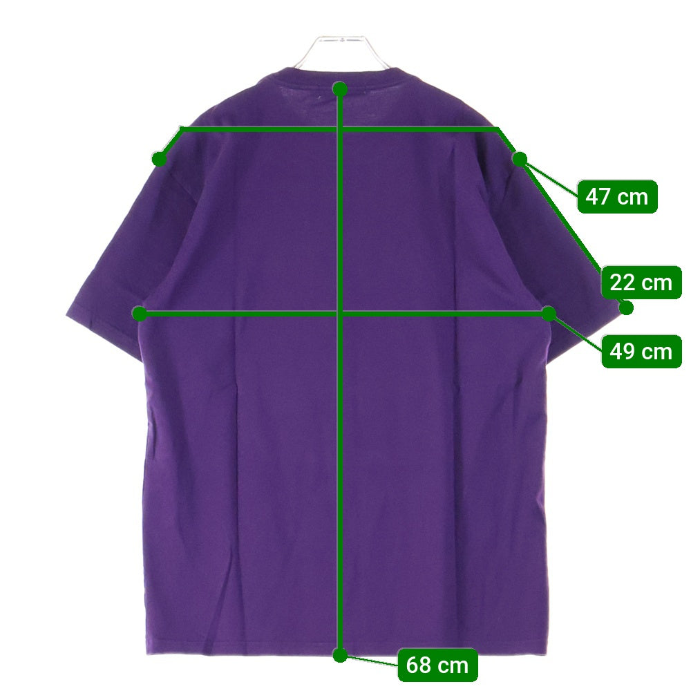 UNDERCOVER(アンダーカバー) アルファベットフロントプリント クルーネック 半袖Tシャツ カットソー パープル UC2E3807