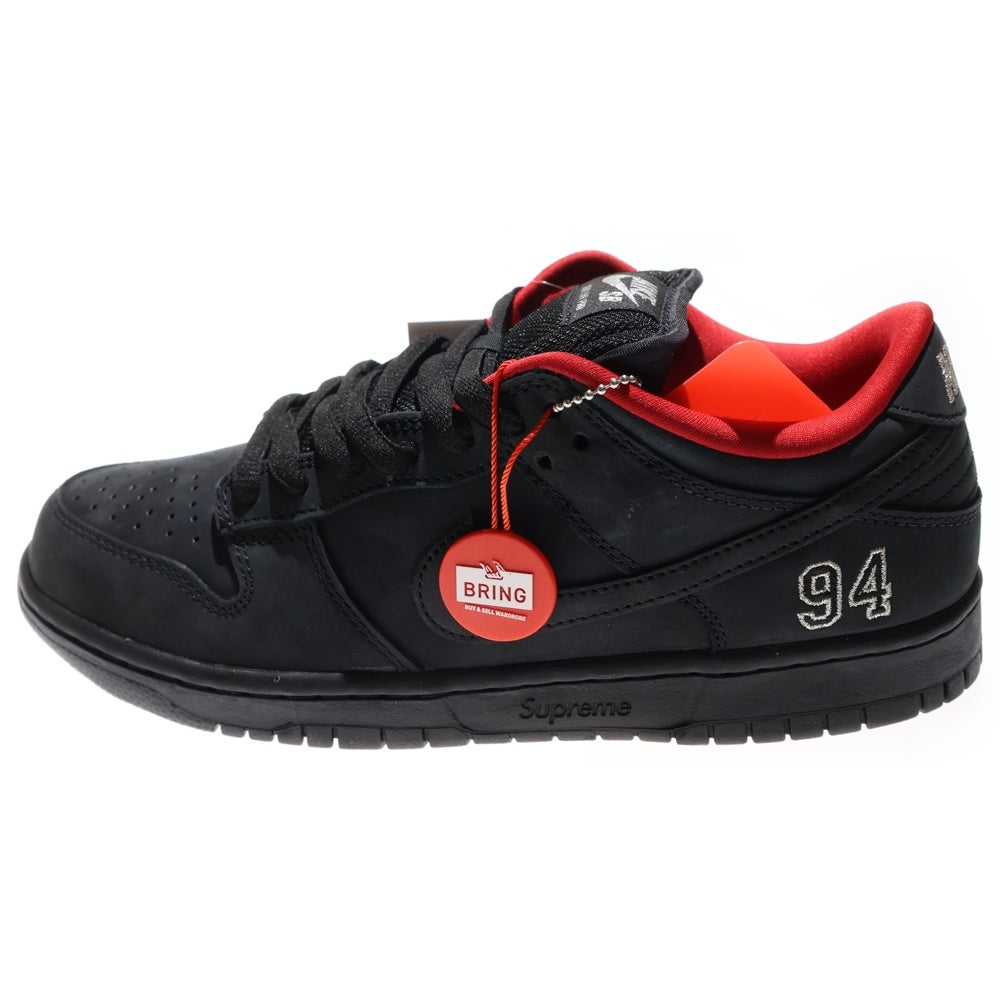 NIKE SB(ナイキエスビー) 25AW ×SUPREME DUNK LOW BLACK シュプリーム ダンク ローカットスニーカー ブラック US10/27cm HQ8487-001