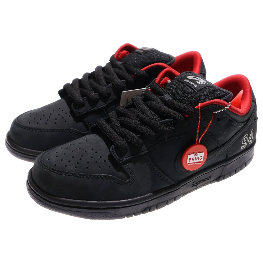 NIKE SB(ナイキエスビー) 25AW ×SUPREME DUNK LOW BLACK シュプリーム