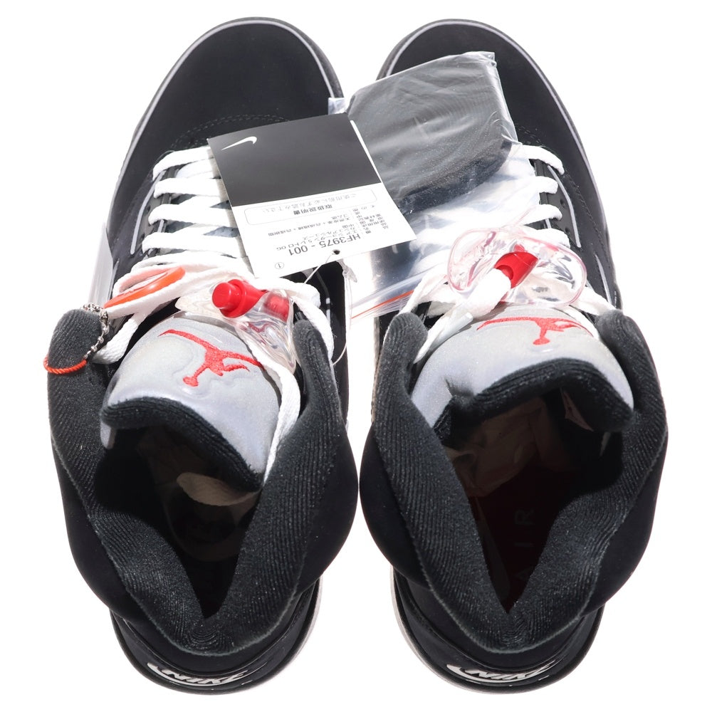 NIKE(ナイキ) AIR JORDAN 5 RETRO OG BLACK METALLIC REIMAGED エアジョーダン レトロ ブラックメタリックリイマジンド ハイカットスニーカー US8.5/26.5cm HF3975-001