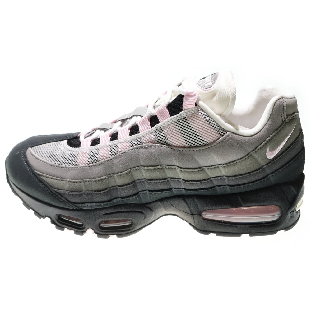 NIKE(ナイキ) WMNS AIRMAX 95 PINK FOAM ウィメンズ エアマックス ピンクフォーム ローカットスニーカー US10.5/27.5cm グレー/ピンク HJ5996-001