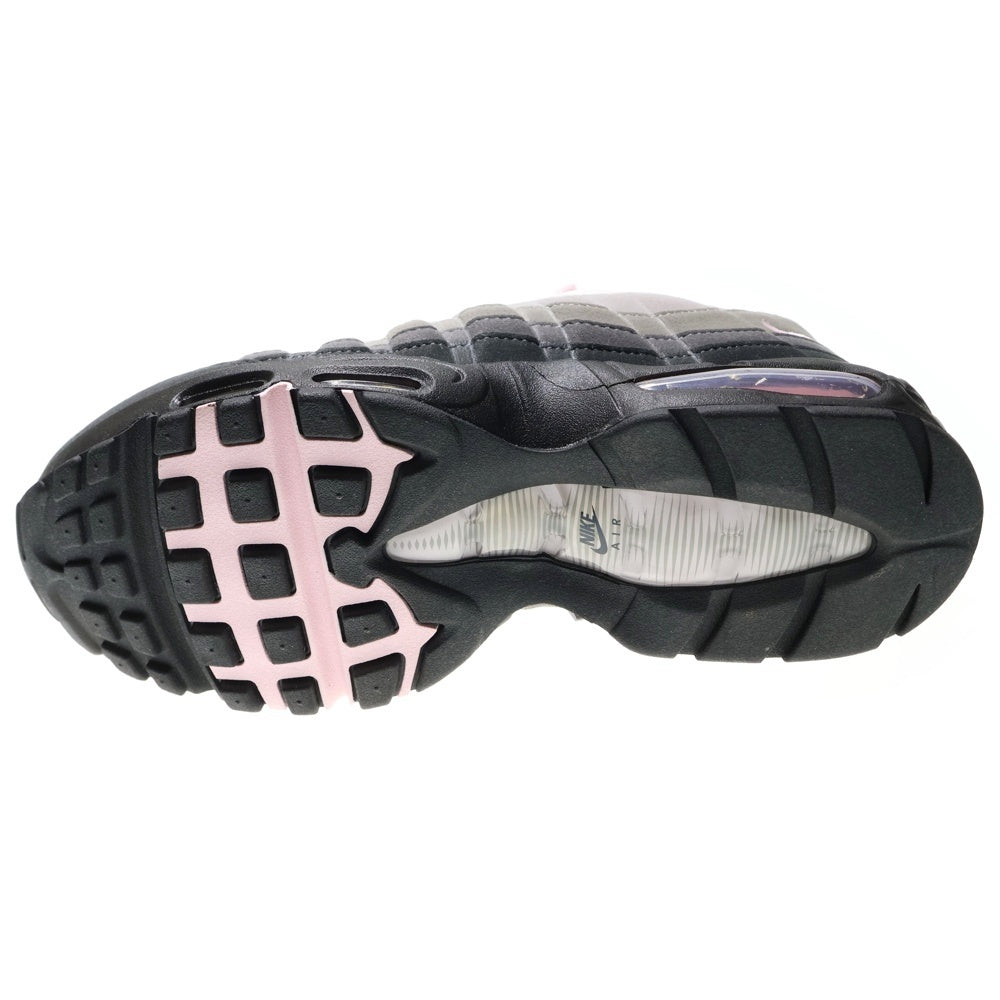 NIKE(ナイキ) WMNS AIRMAX 95 PINK FOAM ウィメンズ エアマックス ピンクフォーム ローカットスニーカー US10.5/27.5cm グレー/ピンク HJ5996-001