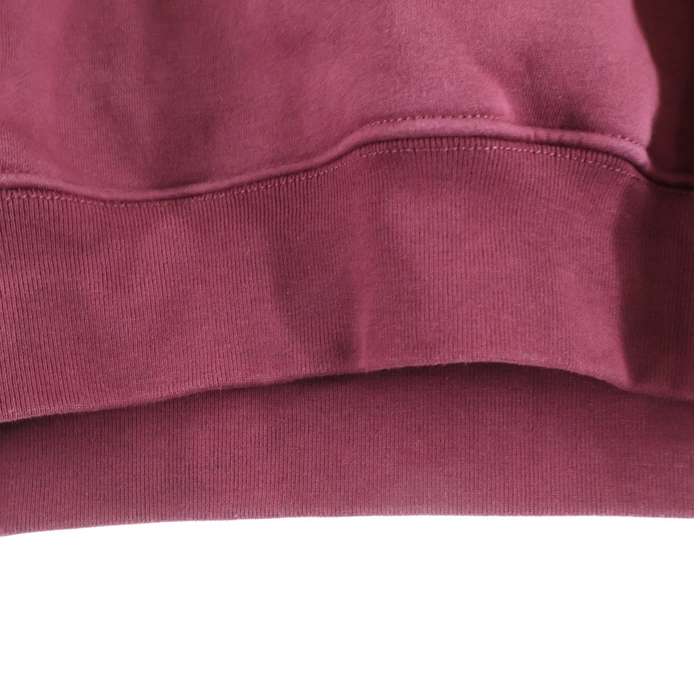 Palace Skateboards(パレススケートボーズ) 24SS ×GAP PAL HOODED SWEATSHIRT ギャップ フロントカレッジロゴ プルオーバースウェットパーカー フーディー バーガンディ 427453-03