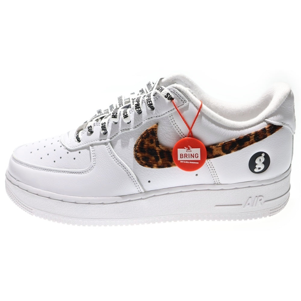NIKE(ナイキ) 25SS ×SUPREME ×GOODENOUGH AIR FORCE 1 LOW LEOPARD シュプリーム グッドイナフ エアフォース レオパード ローカットスニーカー US10/28cm IM3483-100