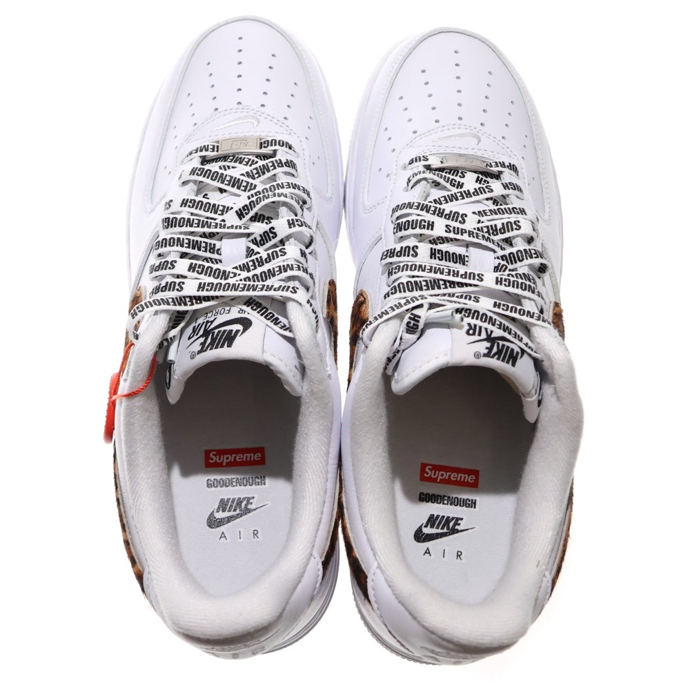 NIKE(ナイキ) 25SS ×SUPREME ×GOODENOUGH AIR FORCE 1 LOW LEOPARD シュプリーム グッドイナフ エアフォース レオパード ローカットスニーカー US10/28cm IM3483-100