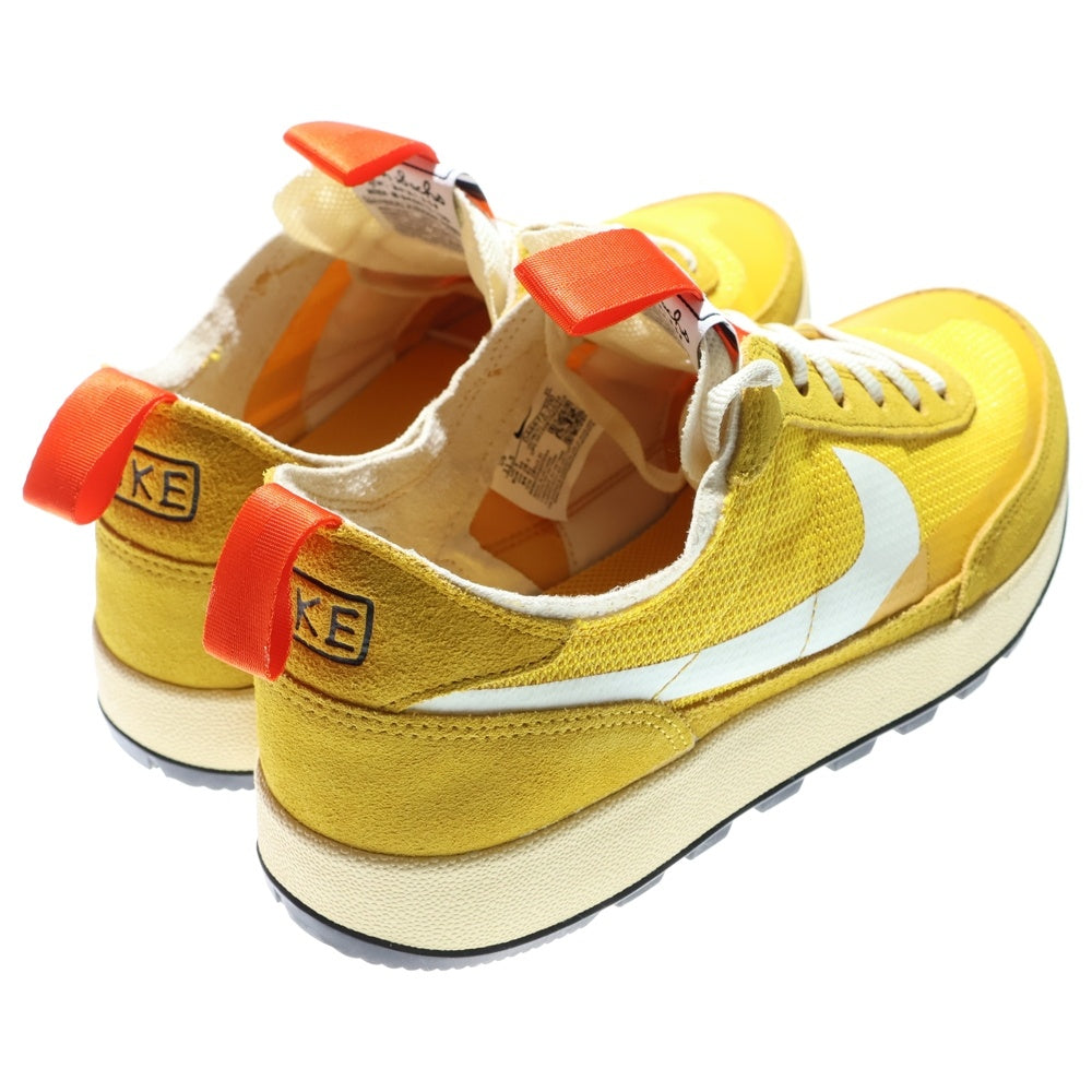 NIKE(ナイキ) ×Tom Sachs WMNS CRAFT GENERAL PURPOSE SHOE トム サックス クラフトジェネラルパーパスシュー ローカットスニーカー イエロー USW11.5/28.5cm DA6672-700