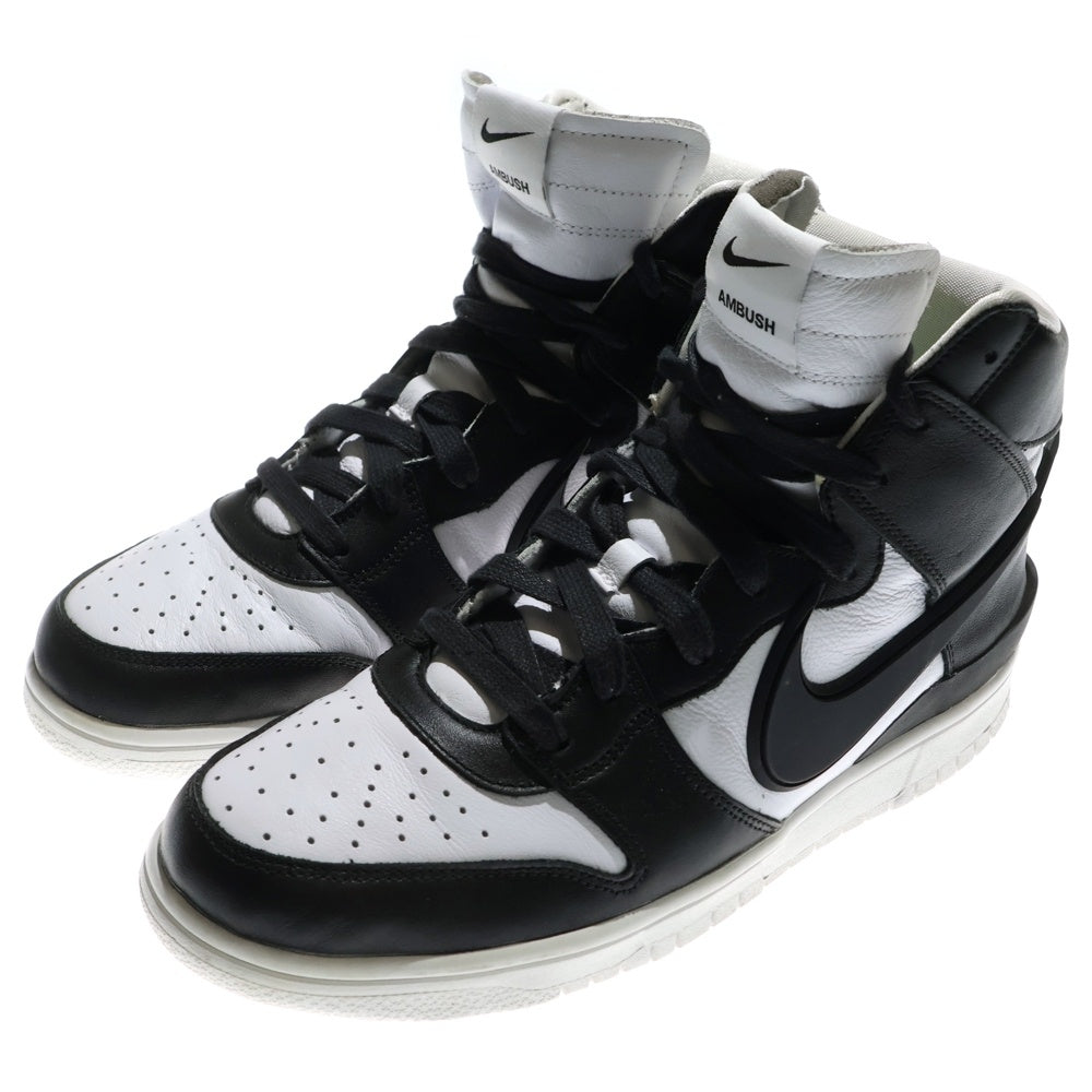 NIKE(ナイキ) ×AMBUSH DUNK HIGH アンブッシュ ダンク ハイカットスニーカー ブラック/ホワイト US10/28cm CU7544-001