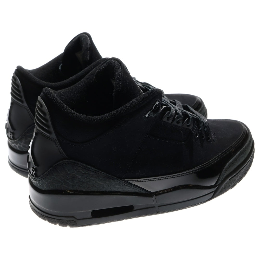 NIKE(ナイキ) AIR JORDAN 3 RETRO BLACK CAT エアジョーダン3 レトロ ブラックキャット ハイカットスニーカー ブラック US10/28cm CT8532-001