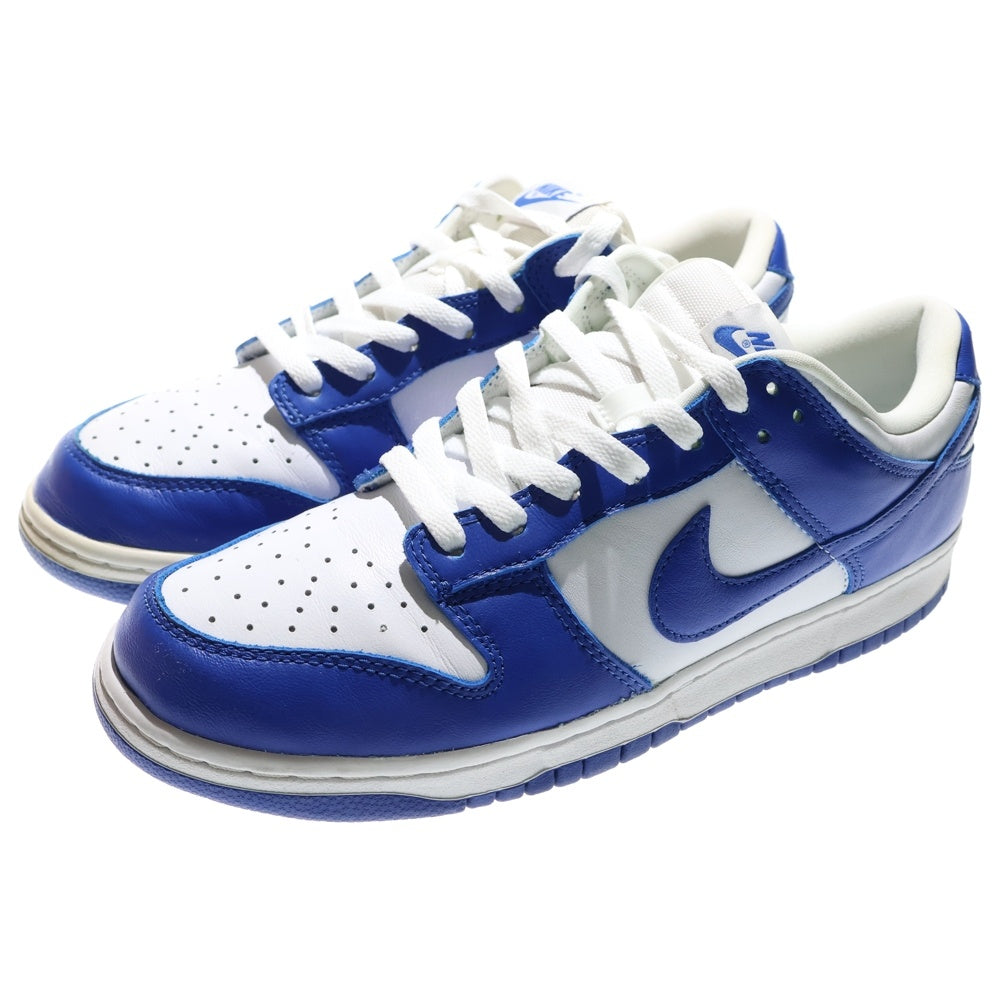 NIKE(ナイキ) DUNK LOW SP VARSITY ROYAL KENTUCKY ダンク バーシティロイヤル ケンタッキー ローカットスニーカー ホワイト/ブルー US10/28cm CU1726-100