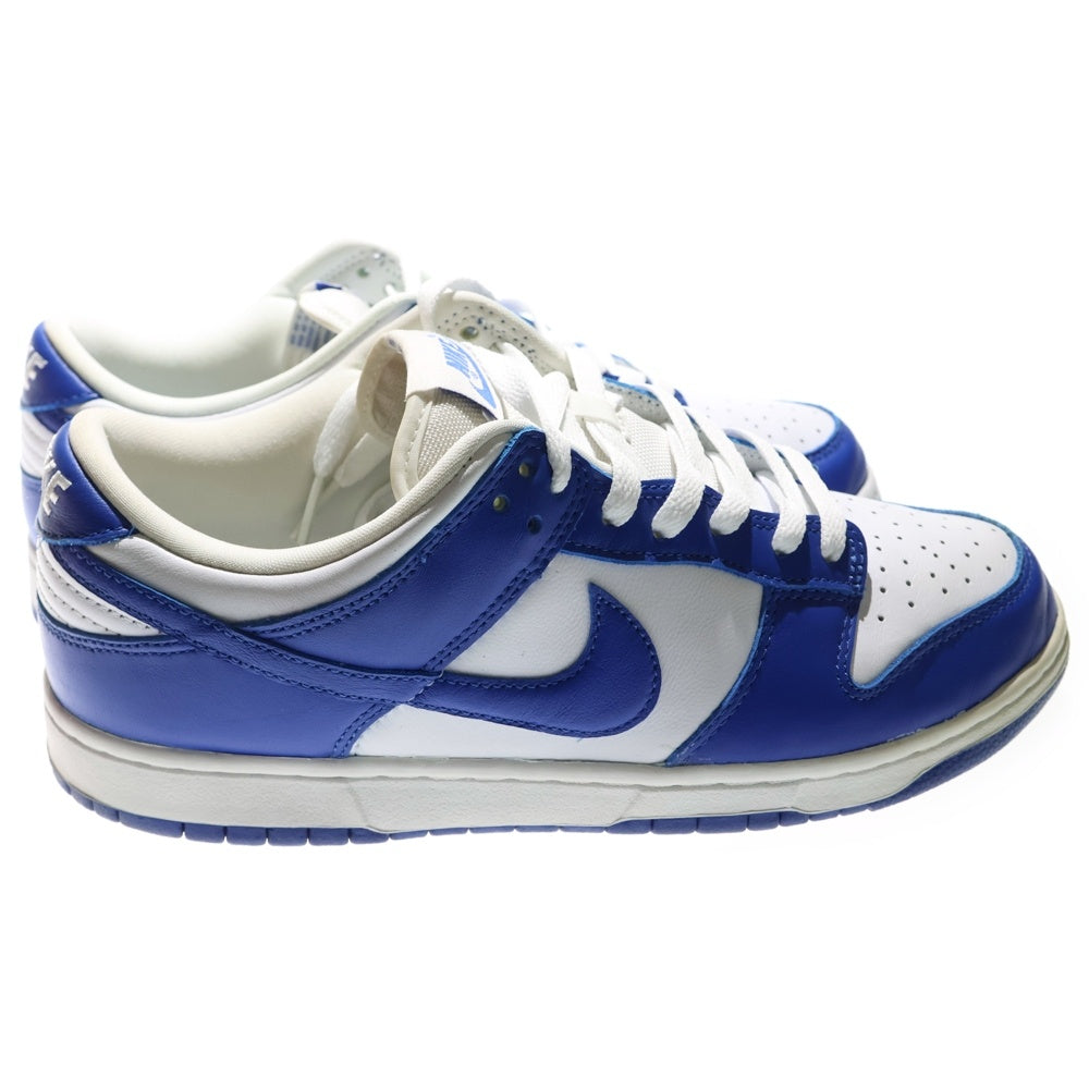 NIKE(ナイキ) DUNK LOW SP VARSITY ROYAL KENTUCKY ダンク バーシティロイヤル ケンタッキー ローカットスニーカー ホワイト/ブルー US10/28cm CU1726-100