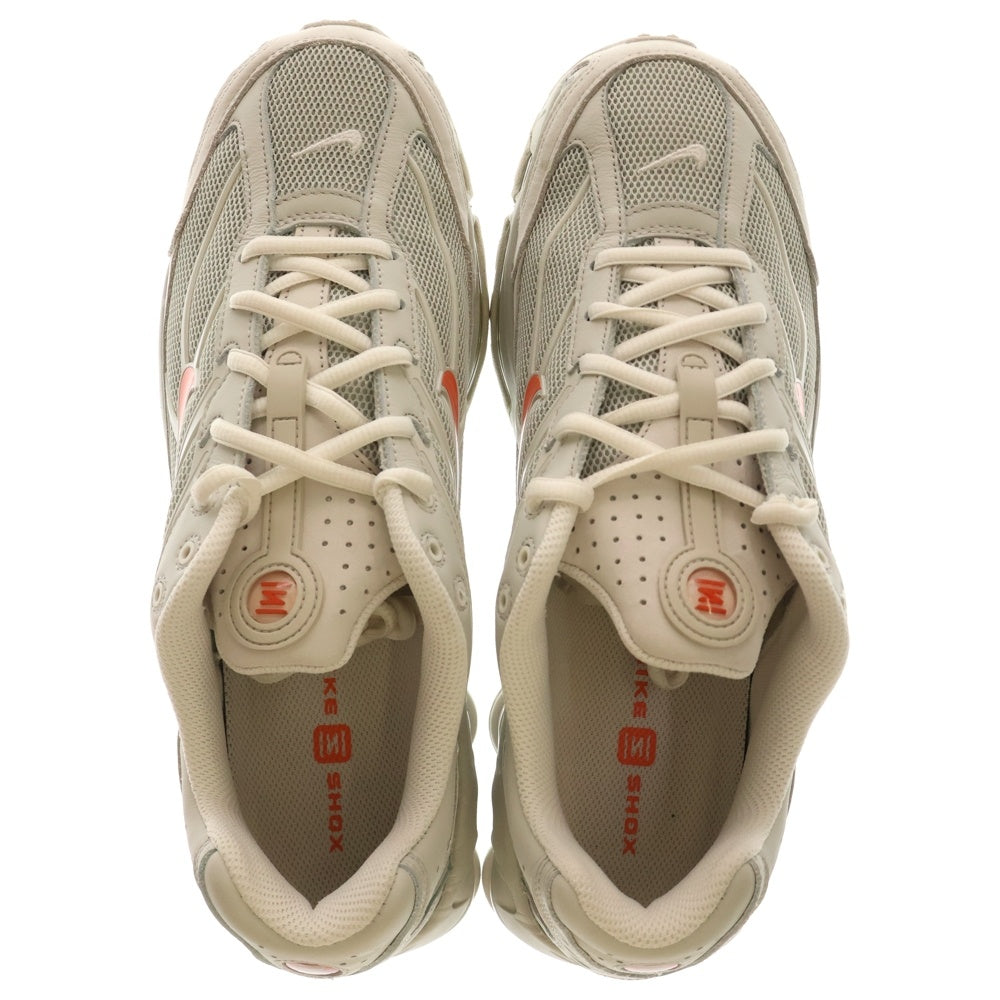 NIKE(ナイキ) SHOX RIDE 2 LIGHT BONE AND TURF ORANGE ショックス ライド2 ローカットスニーカー ライトグレー US10/28cm HQ5412-072