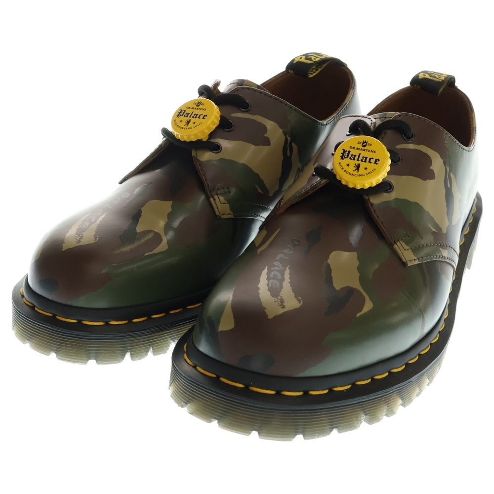 Dr.Martens(ドクターマーチン) ×PALACE 1461 3HOLE SHOES WOODLAND CAMO パレス 3ホールシューズ ウッドランドカモ ローカットレザーシューズ グリーン/ブラウン 41828200