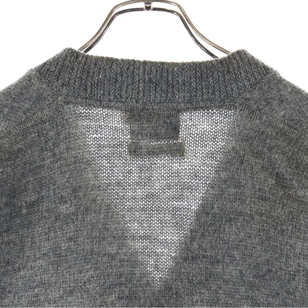 VINTAGE(ヴィンテージ) 60-70S VINTAGE COLLEGE CLASSICS MOHAIR KNIT CARDIGAN ヴィンテージ カレッジクラシックス モヘヤ混 ウールニットカーディガン グレー