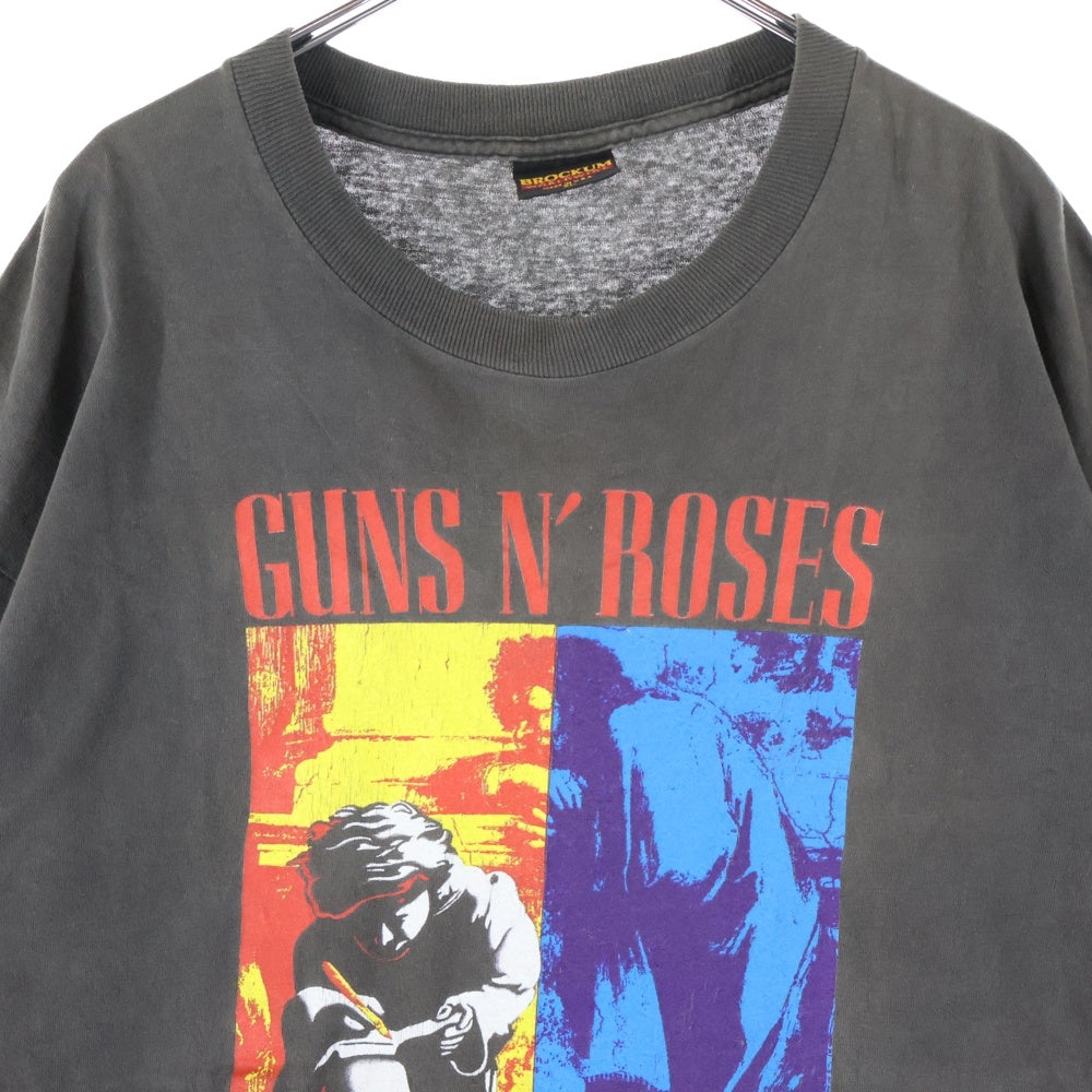 VINTAGE(ヴィンテージ) 90S VINTAGE GUNS N ROSES USE YOUR ILLUSION TOUR 1992 TEE ガンズアンドローゼズ ユーズユアーイリュージョンツアー BROCKUMタグ 両面プリント半袖Tシャツ