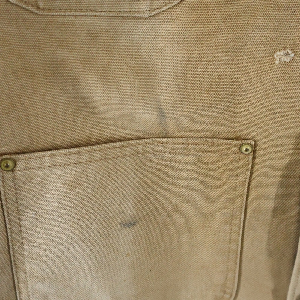 CARHARTT(カーハート) 00S VINTAGE MICHIGAN CHORE COAT ヴィンテージ ミシガンチョアコート USA製 裏地ブランケット コットンダックジャケット ブラウン C01 BRN