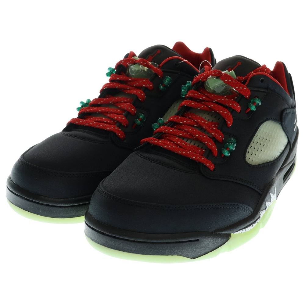 NIKE(ナイキ) ×CLOT AIR JORDAN 5 RETRO LOW SP クロット エアジョーダン 5 ジェイド ローカットスニーカー ブラック US10.5/28.5cm DM4640-036