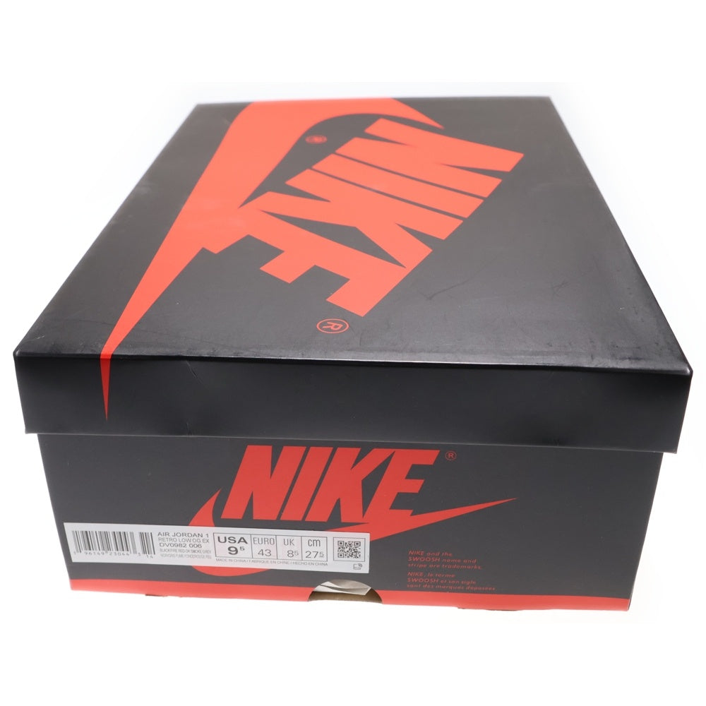NIKE(ナイキ) AIR JORDAN 1 RETRO LOW OG EX エアジョーダン1 ローカットスニーカー ブラック US9.5/27.5cm DV0982-006