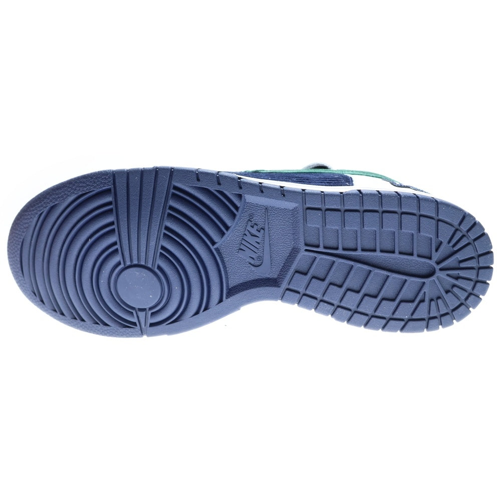 NIKE(ナイキ) DUNK HIGH PRM EMB ダンク ハイカットスニーカー ホワイト/ネイビー US9.5/27.5cm DH0953-400