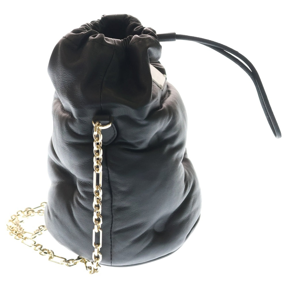 Maison Margiela 11(メゾンマルジェラ11) 20SS GLAM SLAM グラム スラム カレンダータグ バケットバック チェーンショルダーバッグ ブラック S56WG0111