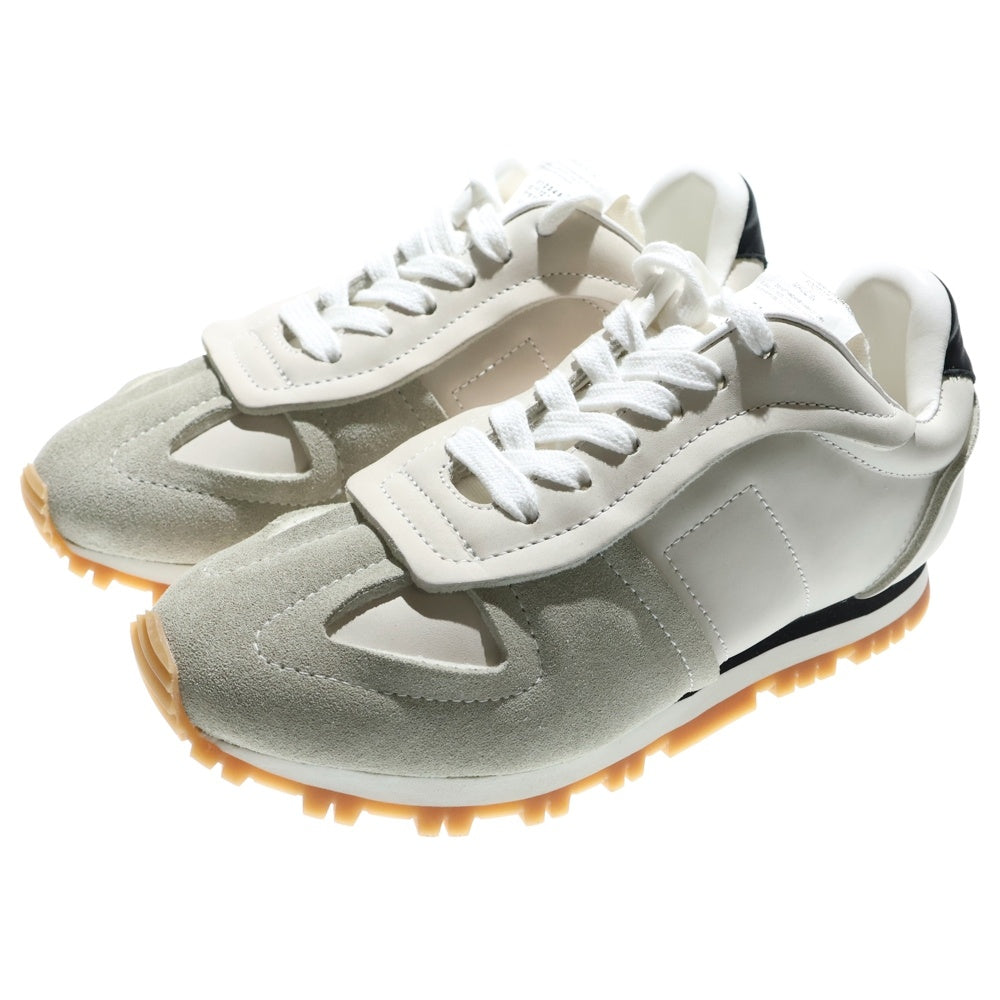 Maison Margiela 22(メゾンマルジェラ) RUNNER ランナー スエード ローカットスニーカー レディース ホワイト S58WS0186