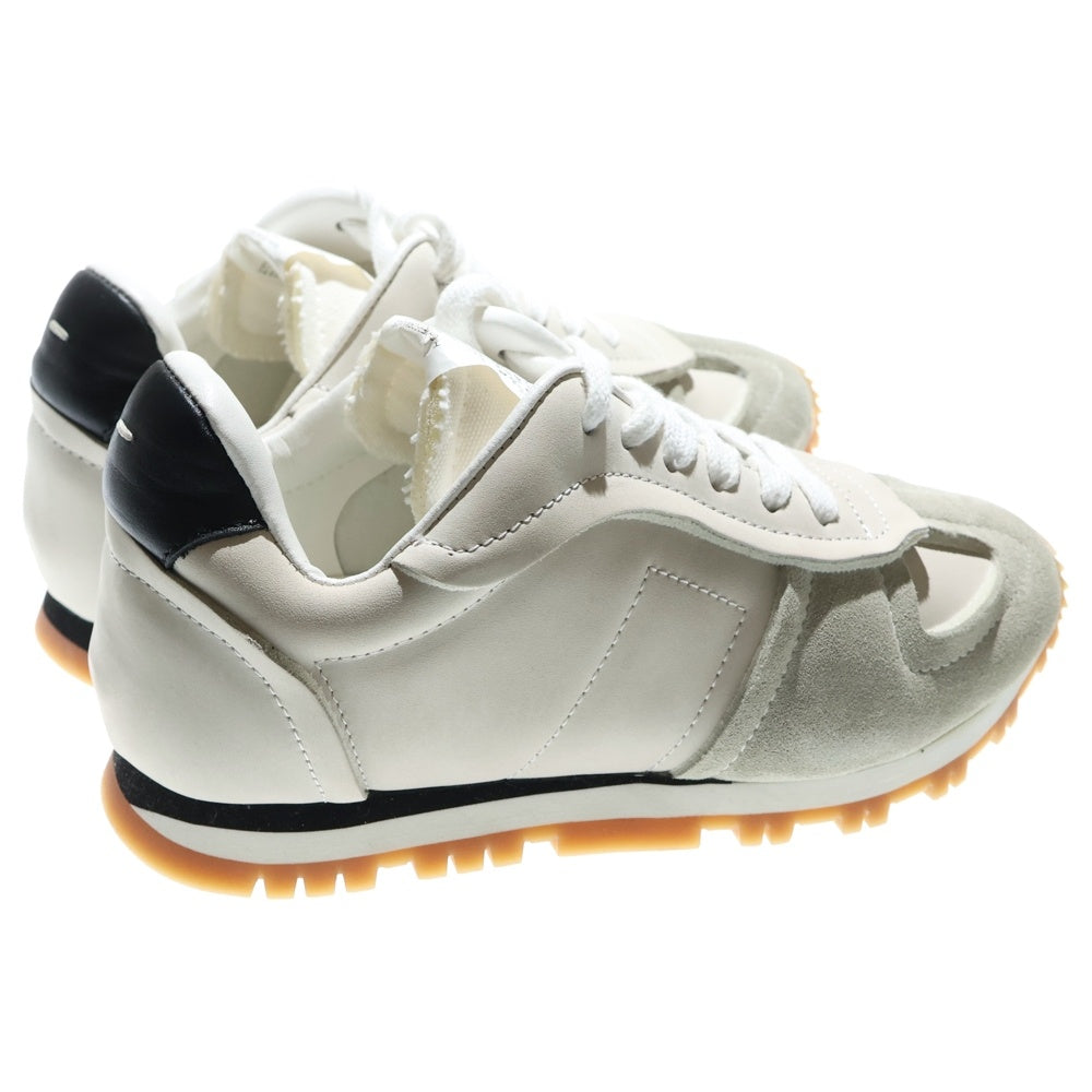 Maison Margiela 22(メゾンマルジェラ) RUNNER ランナー スエード ローカットスニーカー レディース ホワイト S58WS0186