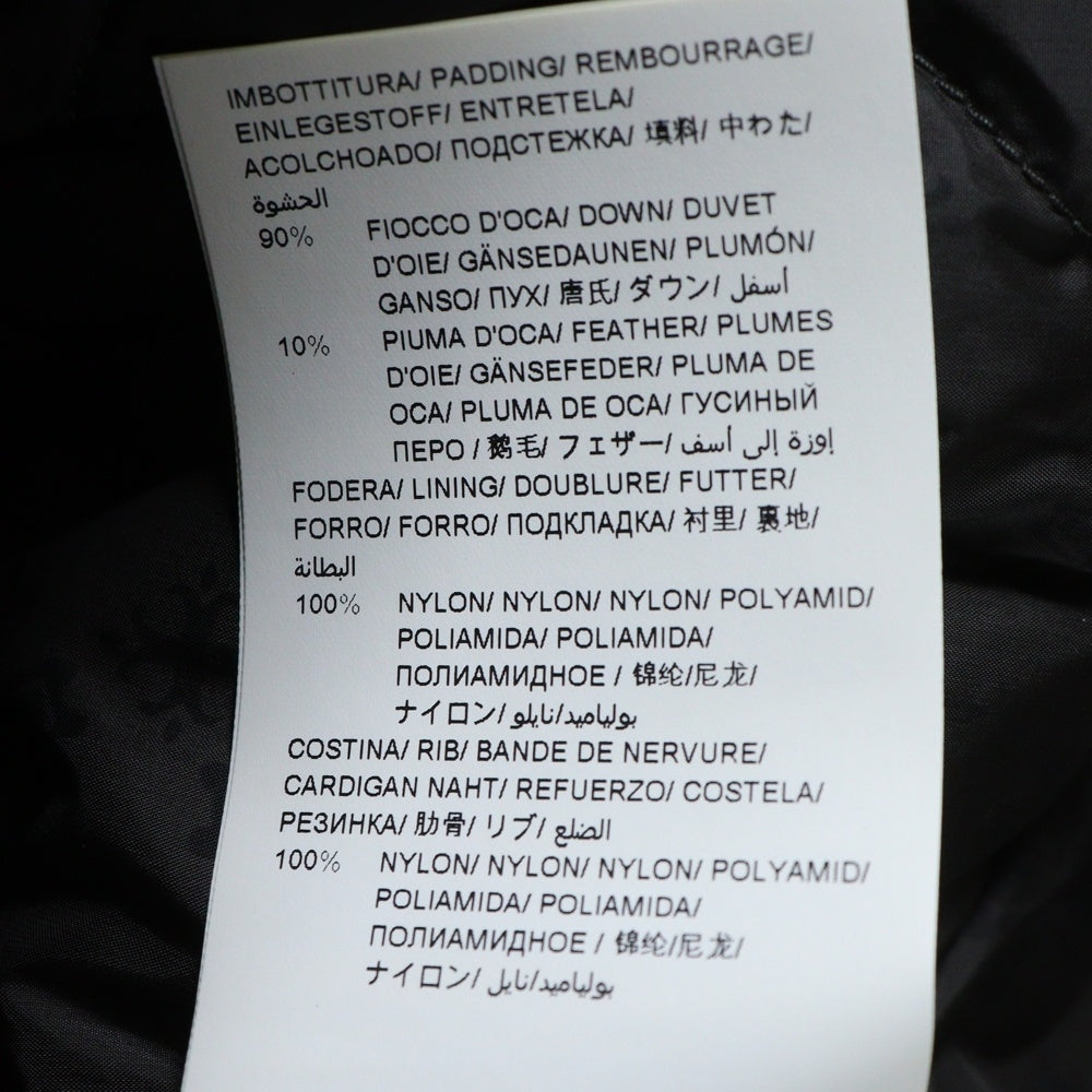 TATRAS(タトラス) 20AW Rライン ステンカラー ダウンコート ブラック MTA20A4619