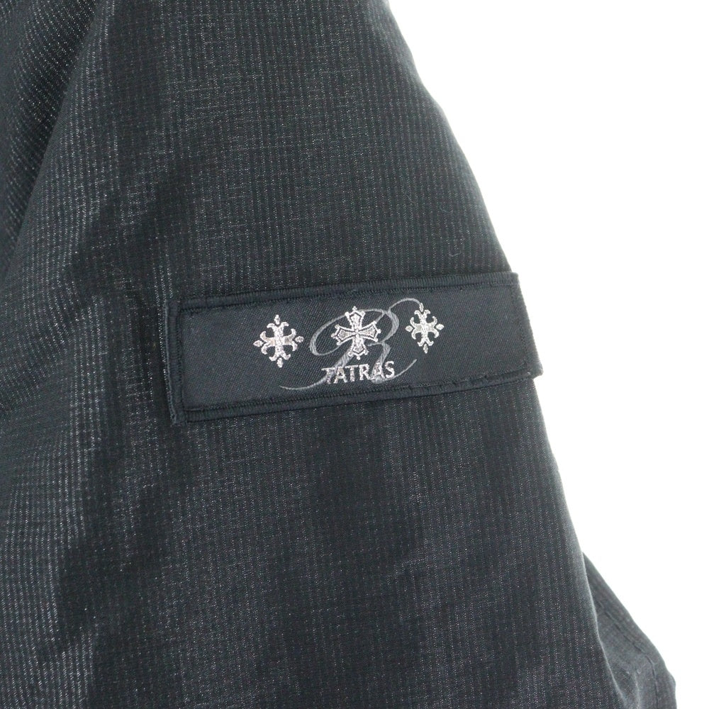 TATRAS(タトラス) 20AW Rライン ステンカラー ダウンコート ブラック MTA20A4619