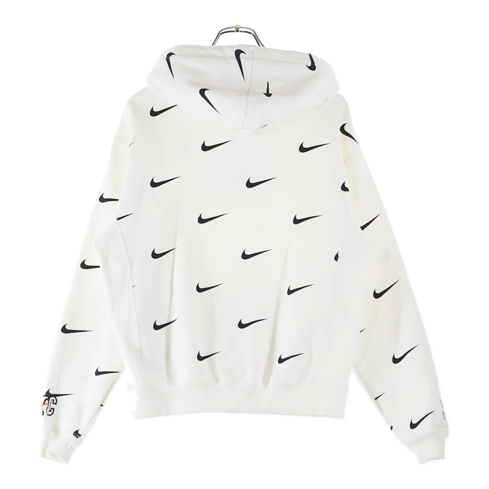 NIKE(ナイキ) 20AW ×KITH FOR NEW YORK KNICKS SWOOSH HOODIE キス ニューヨーク ニックス ボックスロゴ エンブロイダリー フーデットスウェットパーカー CZ1749-100