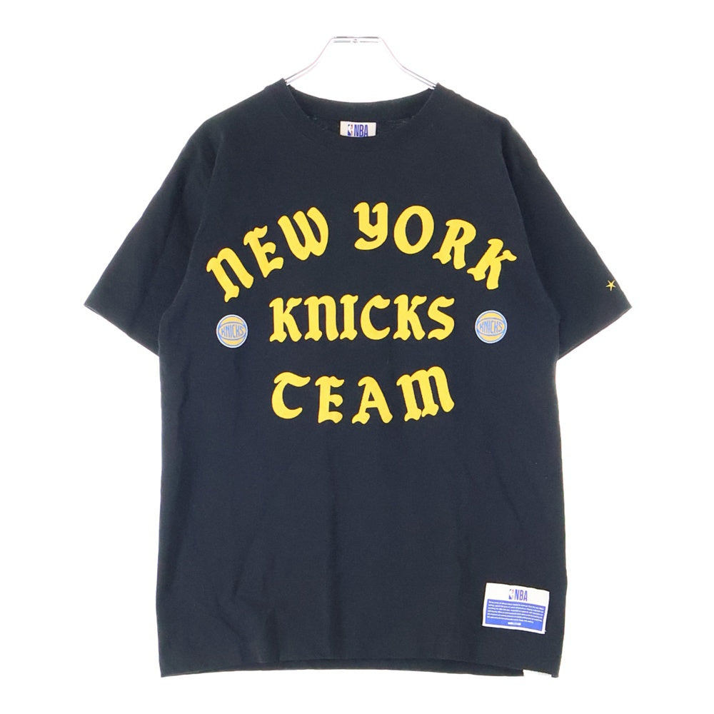 WIND AND SEA(ウィンダンシー) 25SS ×NBA Boston Celtics TEE エヌビーエー ボストン セルティックス 半袖Tシャツ カットソー ブラック/イエロー WDS-C-NPO-25-Q3-05