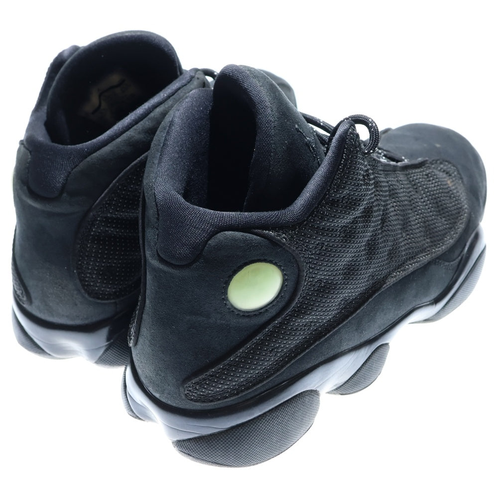 NIKE(ナイキ) 【観賞用 2016年製】AIR JORDAN 13 RETRO BLACK CAT エアジョーダン レトロ ブラックキャット ハイカットスニーカー ブラック US9.5/27.5cm 414571-011