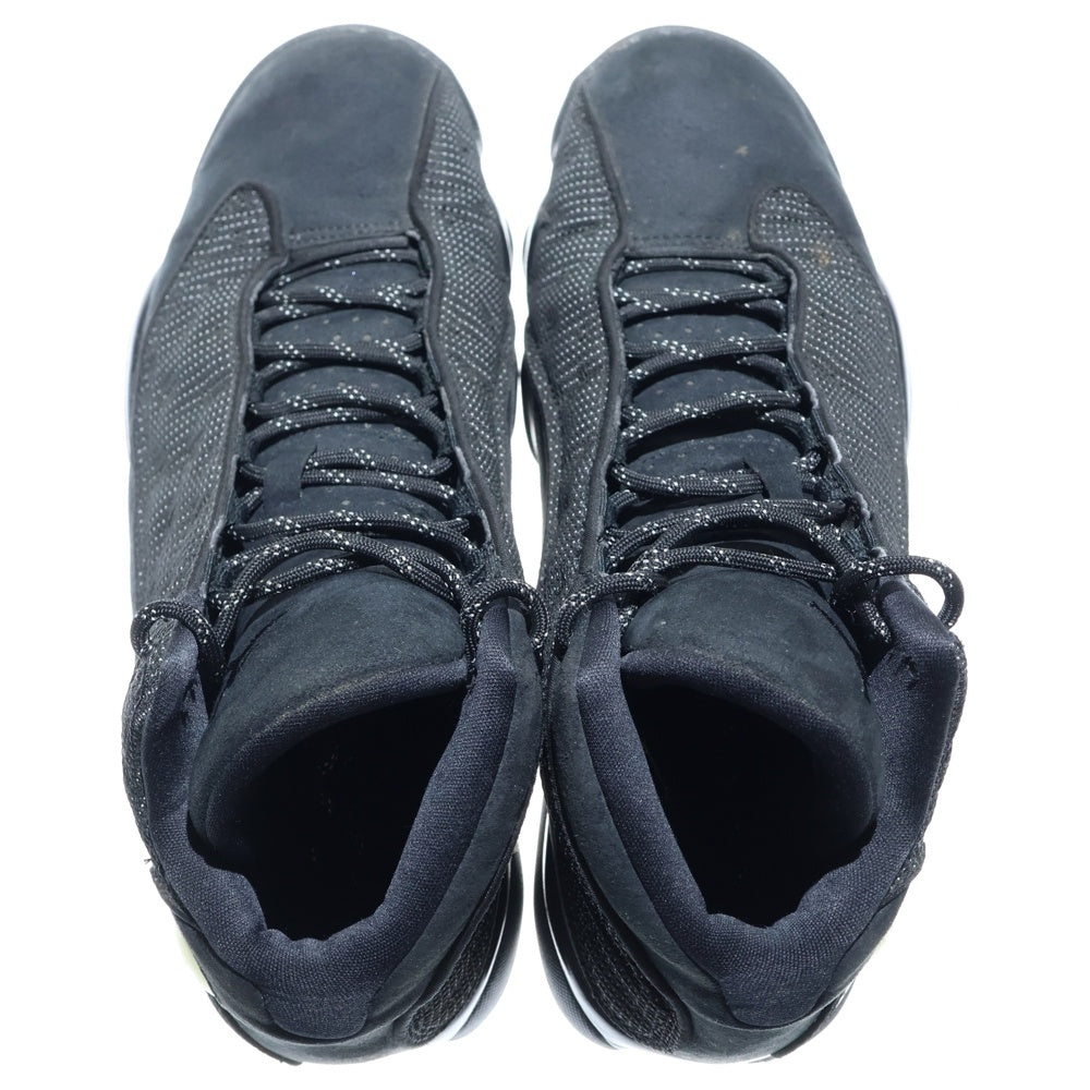 NIKE(ナイキ) 【観賞用 2016年製】AIR JORDAN 13 RETRO BLACK CAT エアジョーダン レトロ ブラックキャット ハイカットスニーカー ブラック US9.5/27.5cm 414571-011