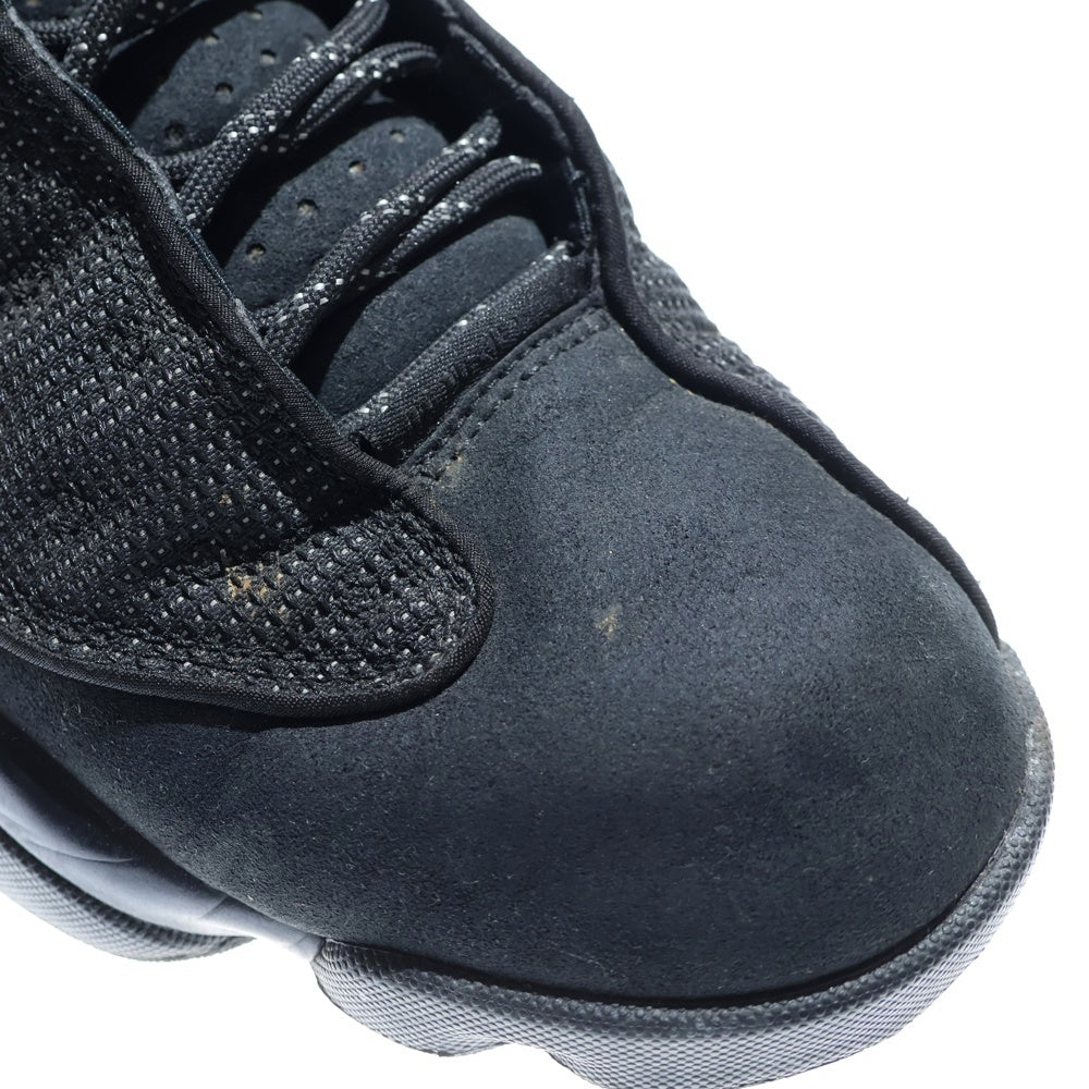 NIKE(ナイキ) 【観賞用 2016年製】AIR JORDAN 13 RETRO BLACK CAT エアジョーダン レトロ ブラックキャット ハイカットスニーカー ブラック US9.5/27.5cm 414571-011