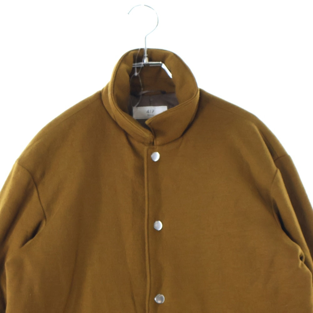 417 by EDIFICE(417バイエディフィス) ウール スナップボタン ジャケット ブラウン 17-011-312-1014-4-0