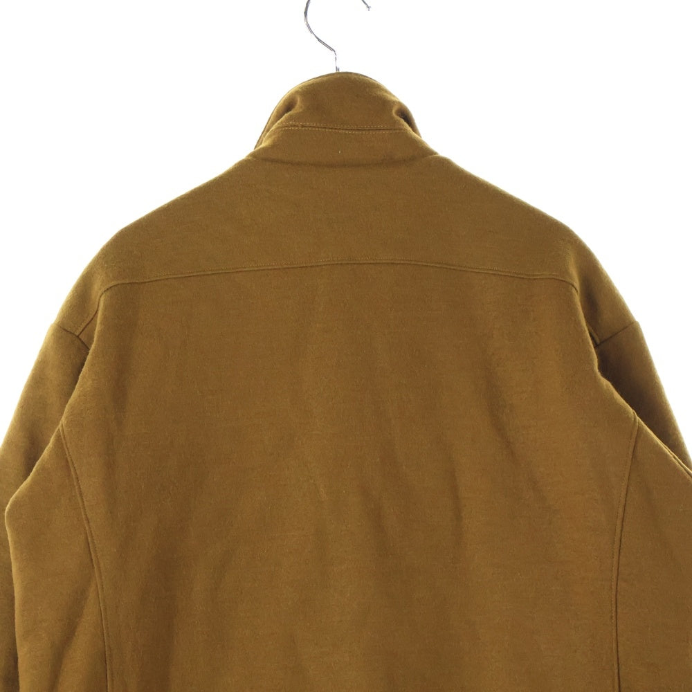 417 by EDIFICE(417バイエディフィス) ウール スナップボタン ジャケット ブラウン 17-011-312-1014-4-0