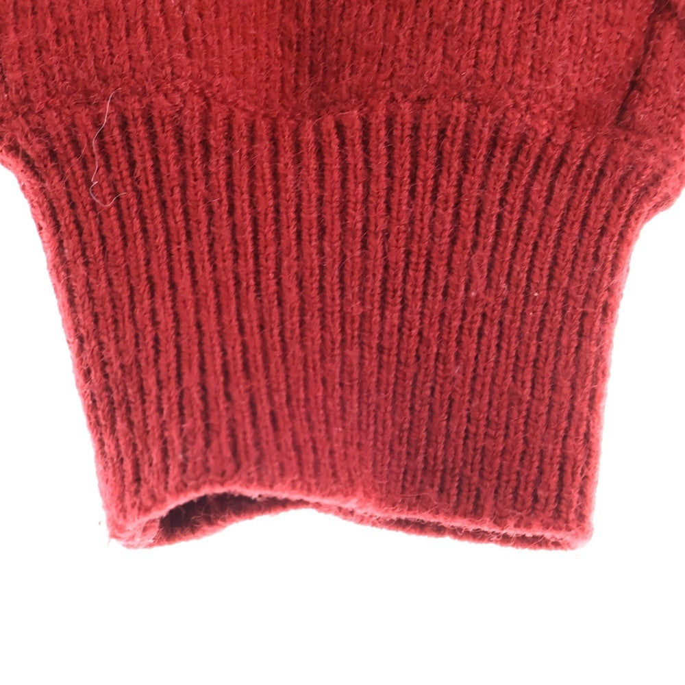 新品タグ付 ミシェルマカロン ハートカットニットトップス レッド フリー NO BRAND(ノーブランド) michell Macaron ミシェルマカロン ハート