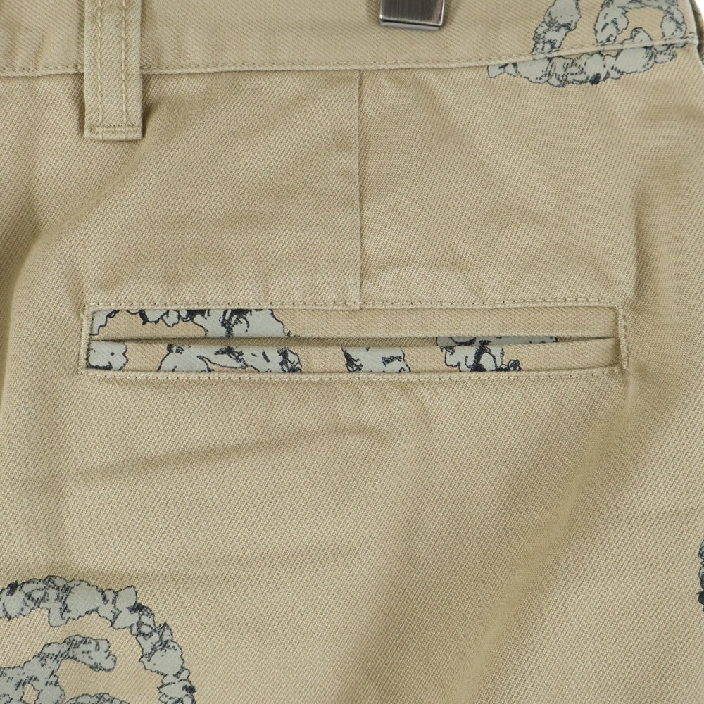 STUSSY(ステューシー) ×DENIM TEARS SS WREATH CHINO デニムティアーズ リース チノパンツ ベージュ