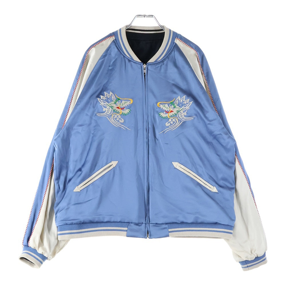 SAPEur(サプール) REVERSIBLE SOUVENIR JKT 浜田雅功完全監修 リバーシブル スーベニアジャケット アマジャン ブルー/ブラック A0024-058