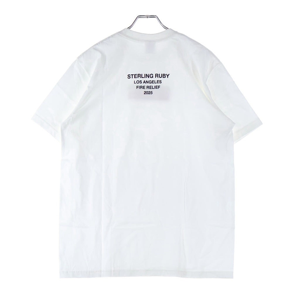 SUPREME(シュプリーム) 25SS Los Angeles Fire Relief Box Logo Tee ロサンゼルス ファイアーリリーフ ボックスロゴ 半袖Tシャツ カットソー ホワイト