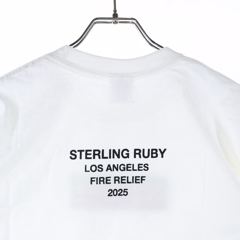 SUPREME(シュプリーム) 25SS Los Angeles Fire Relief Box Logo Tee ロサンゼルス ファイアーリリーフ ボックスロゴ 半袖Tシャツ カットソー ホワイト