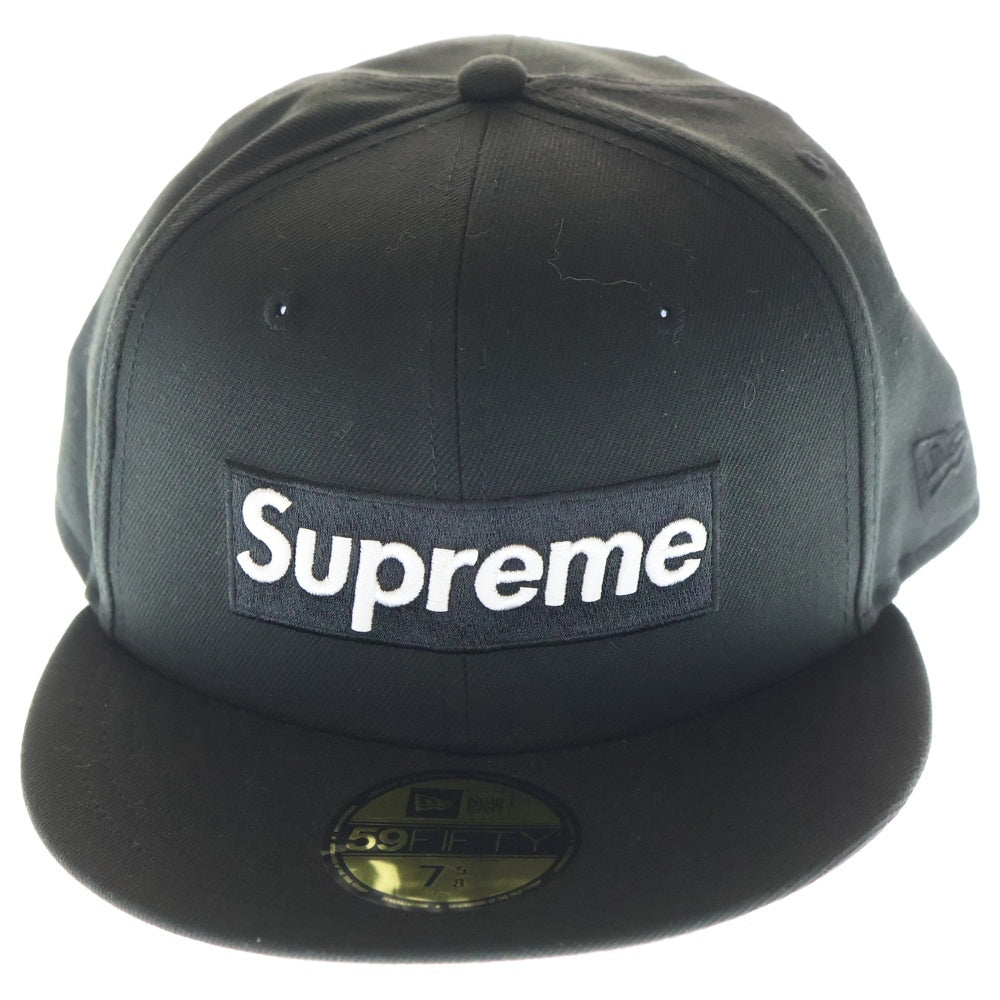 SUPREME(シュプリーム) 24SS ×NEW ERA Sharpie Box Logo ニューエラ シャーピー ボックス ロゴ 6パネル ベースボールキャップ 帽子 ブラック