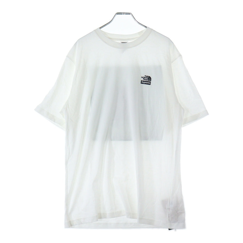 SUPREME(シュプリーム) 22SS ×THE NORTH FACE Bandana S/S Tee ザノースフェイス バンダナ クルーネック半袖Tシャツ カットソー ホワイト/グリーン NT02209I