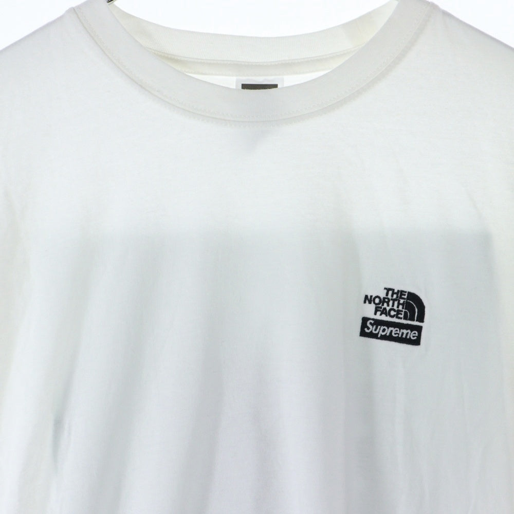 SUPREME(シュプリーム) 22SS ×THE NORTH FACE Bandana S/S Tee ザノースフェイス バンダナ クルーネック半袖Tシャツ カットソー ホワイト/グリーン NT02209I