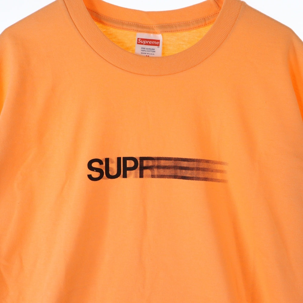 SUPREME(シュプリーム) 23SS Motion Logo Tee モーションロゴ 半袖クルーネックTシャツ カットソー オレンジ