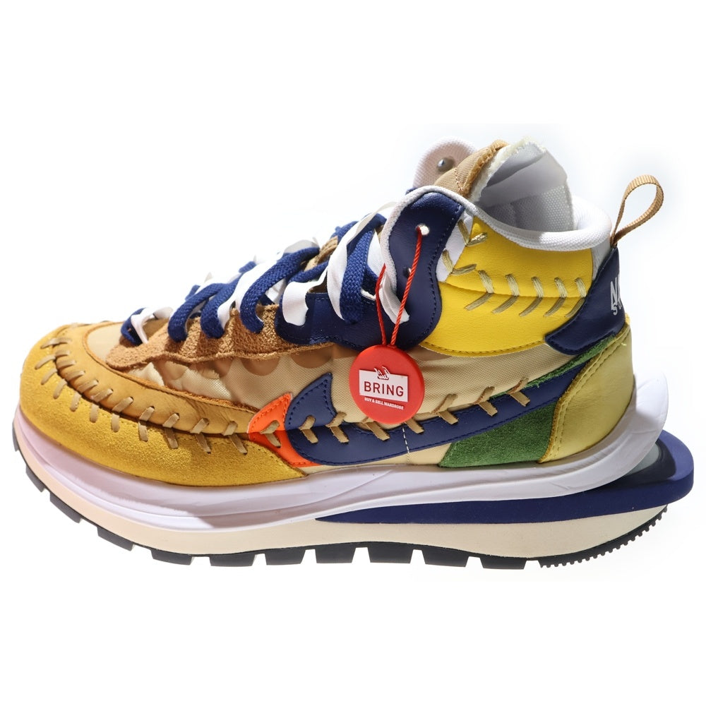 NIKE(ナイキ) ×JEAN-PAUL GAULTIER×SACAI VAPORWAFFLE SESAME MULTI COLOR ジャンポール ゴルチエ ヴェイパーワッフル ミッドカットスニーカー US8.5/26.5cm DH9186-200